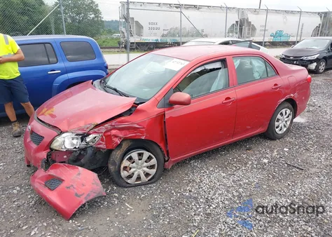 2009 Toyota Corolla Le from USA, damaged, VIN 2T1BU40E79C161528